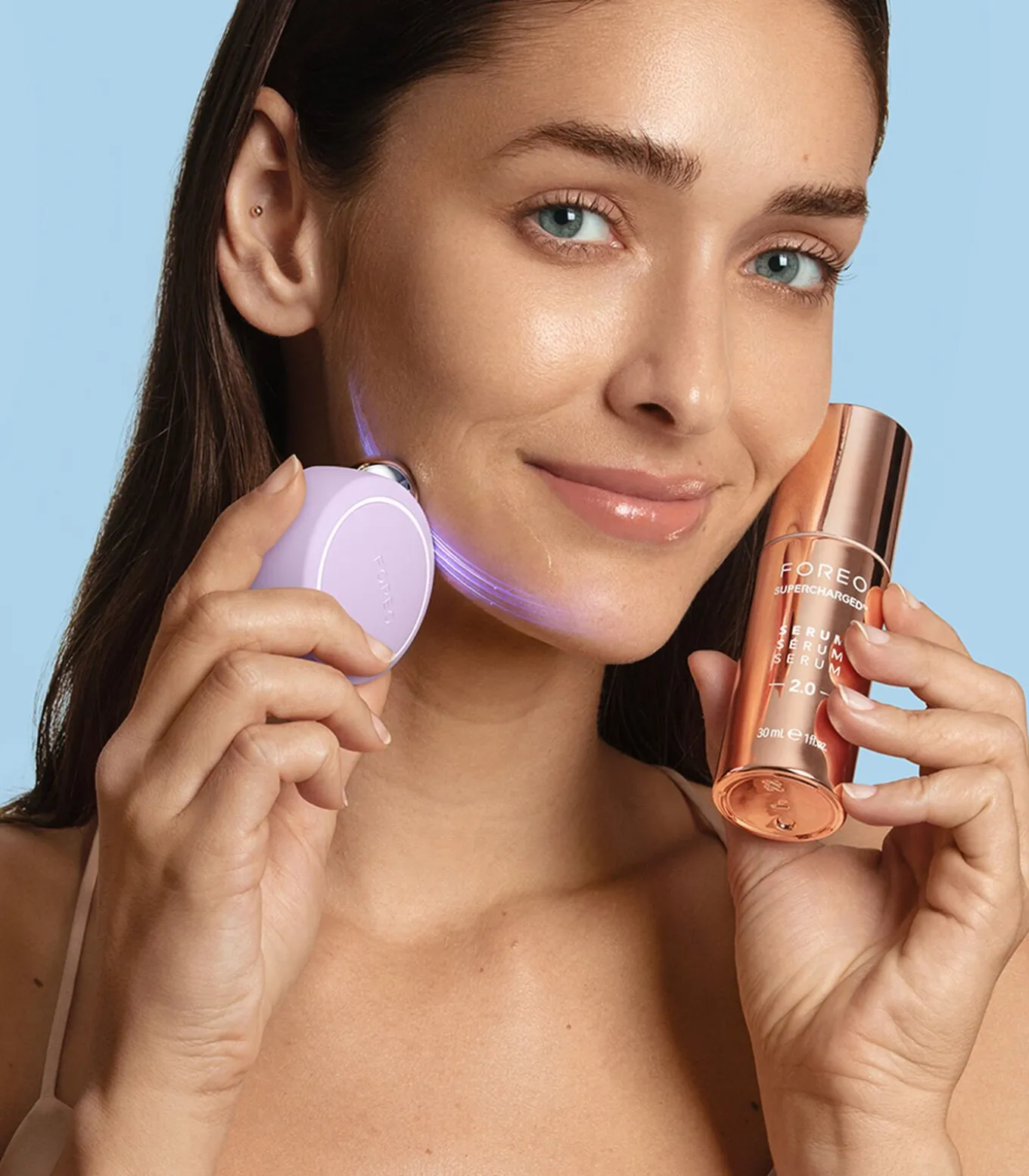 BEAR 2 go Lavender | Compact microcurrent apparaat met 6 intensiteiten en 2 microcurrent patronen