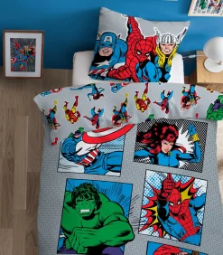 Beddengoedset van 100% katoen, MARVEL HOME COMICS