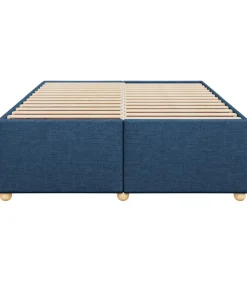 Bedframe zonder matras stof blauw 140x200 cm