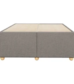 Bedframe zonder matras 120x200 cm stof taupe