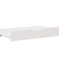 Bedlades 2 st 95x55x17 cm massief grenenhout