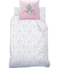 Bedlinnen set bedrukt 100% katoen, BAMBI FLOWERS