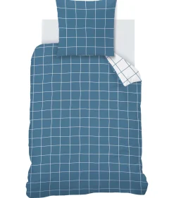 Bedrukt beddengoed set 100% katoen, CHECKS