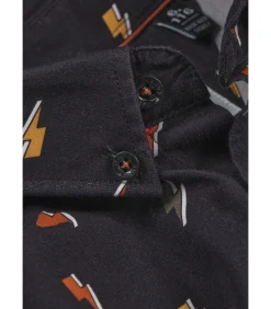 Bedrukt katoenen overhemd