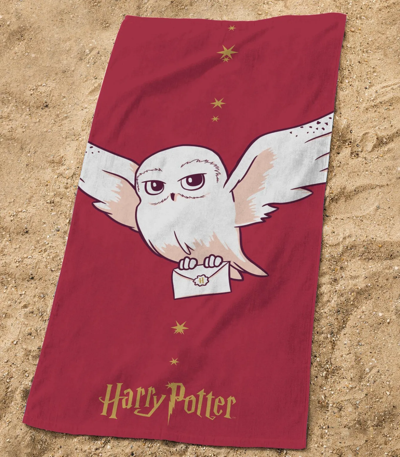 Bedrukt strandlaken, 100% katoen, HARRY POTTER STARRY SKY