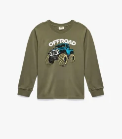 Bedrukt T-shirt Lange Mouwen Katoen Kinderen