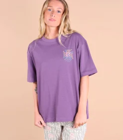 Bedrukt T-shirt op borst en rug SAFI