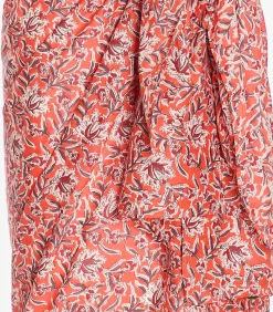 Bedrukte pareo van biologisch katoenen voile SARONG