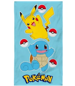 Bedrukte strandlaken, 100% katoen, POKEMON PORT