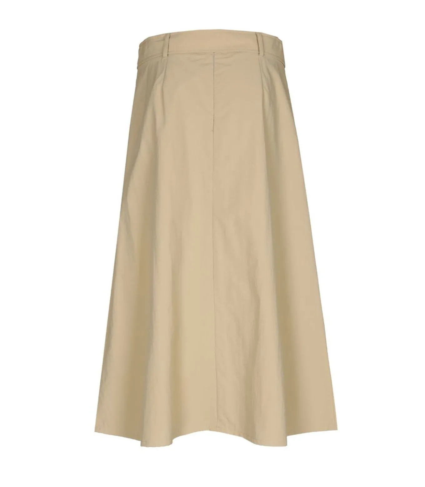 Beige rok in A-lijn