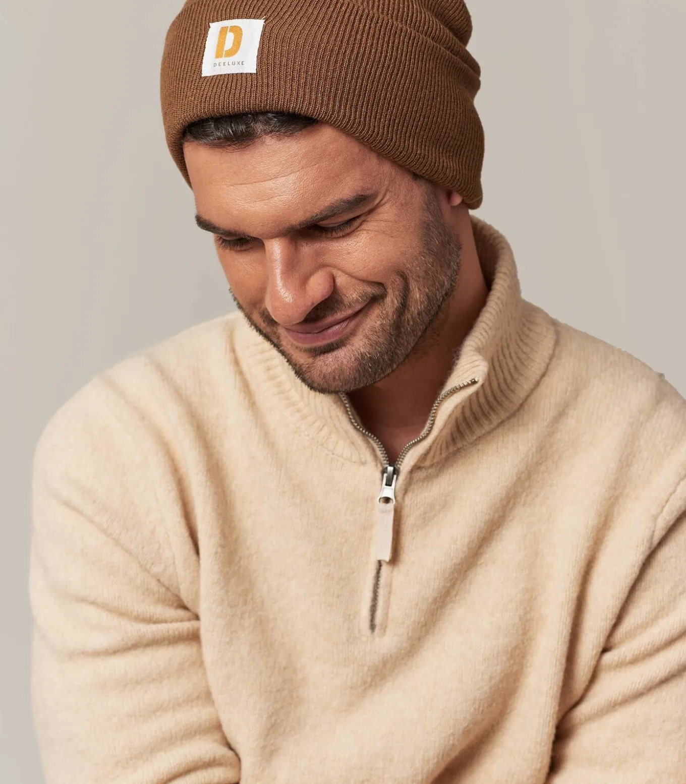 BLADE - Casual geribbelde muts met geborduurd logopatch