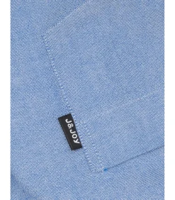 Blauw jongensoverhemd met zakje