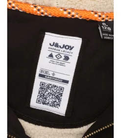 Blauwe jongenstrui met Santiago-logo op het hart