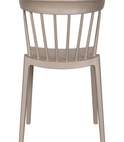 Bliss Tuinstoelen - Kunststof - Taupe - Set van 6