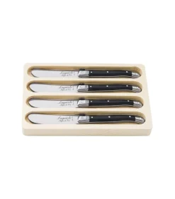 Botermessen Zwart - 4 stuks