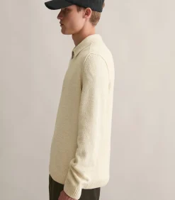 Bouclé gebreide trui relaxed