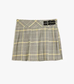 Boven knielengte Dik geplooid Rok