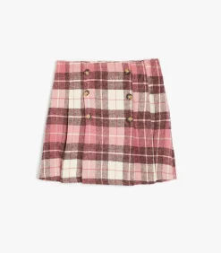 Boven knielengte Dik geplooid Rok