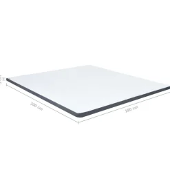 Boxspringtopmatras 200x180x5 cm medium zacht