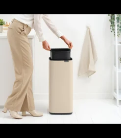 Brabantia Bo Touch Bin, 30 liter - Soft Beige