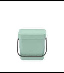 Brabantia Sort & Go afvalemmer, 3 liter - Jade Green
