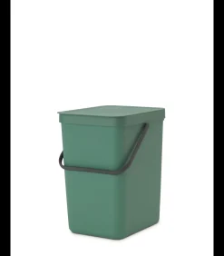 Brabantia Sort & Go afvalemmer, 25 liter - Fir Green
