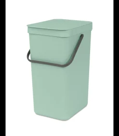 Brabantia Sort & Go afvalemmer, 16 liter - Jade Green