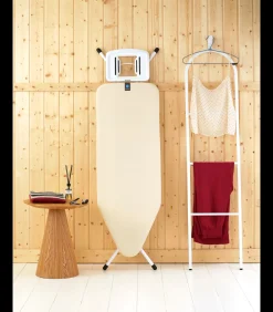 Brabantia Strijkplank C, 124x45 cm, solide strijkerhouder - Ecru