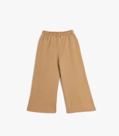 Brede pijpen geribbeld Sweat Bottoms