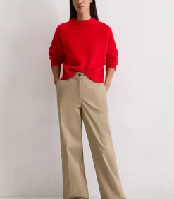 Broek met wijde pijpen