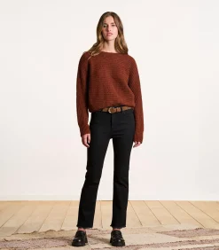 Bruine leren riem met luipaardprint effect