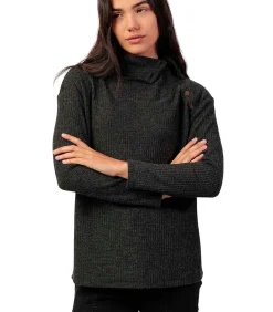 Button-down top met lange mouwen Neck Buttons