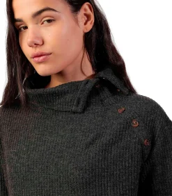 Button-down top met lange mouwen Neck Buttons