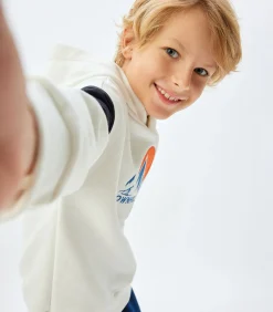 Capuchon kraag geborduurd Sweatshirt