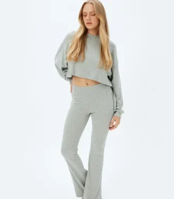 Capuchon kraag Lange mouw Pyjama'S Gebreide Top