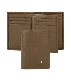 Card holder with flap Chronobike Camel