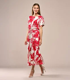 Carissa Print Rok Rood / Wit