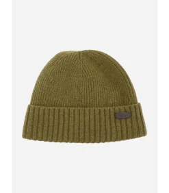 Carlton beanie hat - light moss