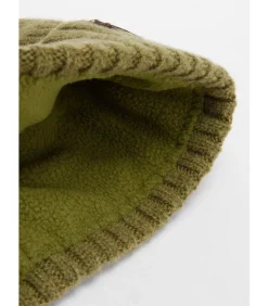 Carlton beanie hat - light moss