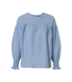 Caroline Tensen Winsley Blouse Licht Blauw