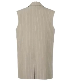 Chloe Gilet Zand / Offwhite