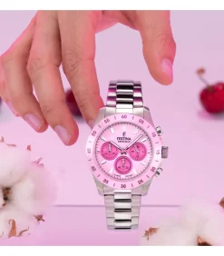 Chronograaf Ceramic Pink