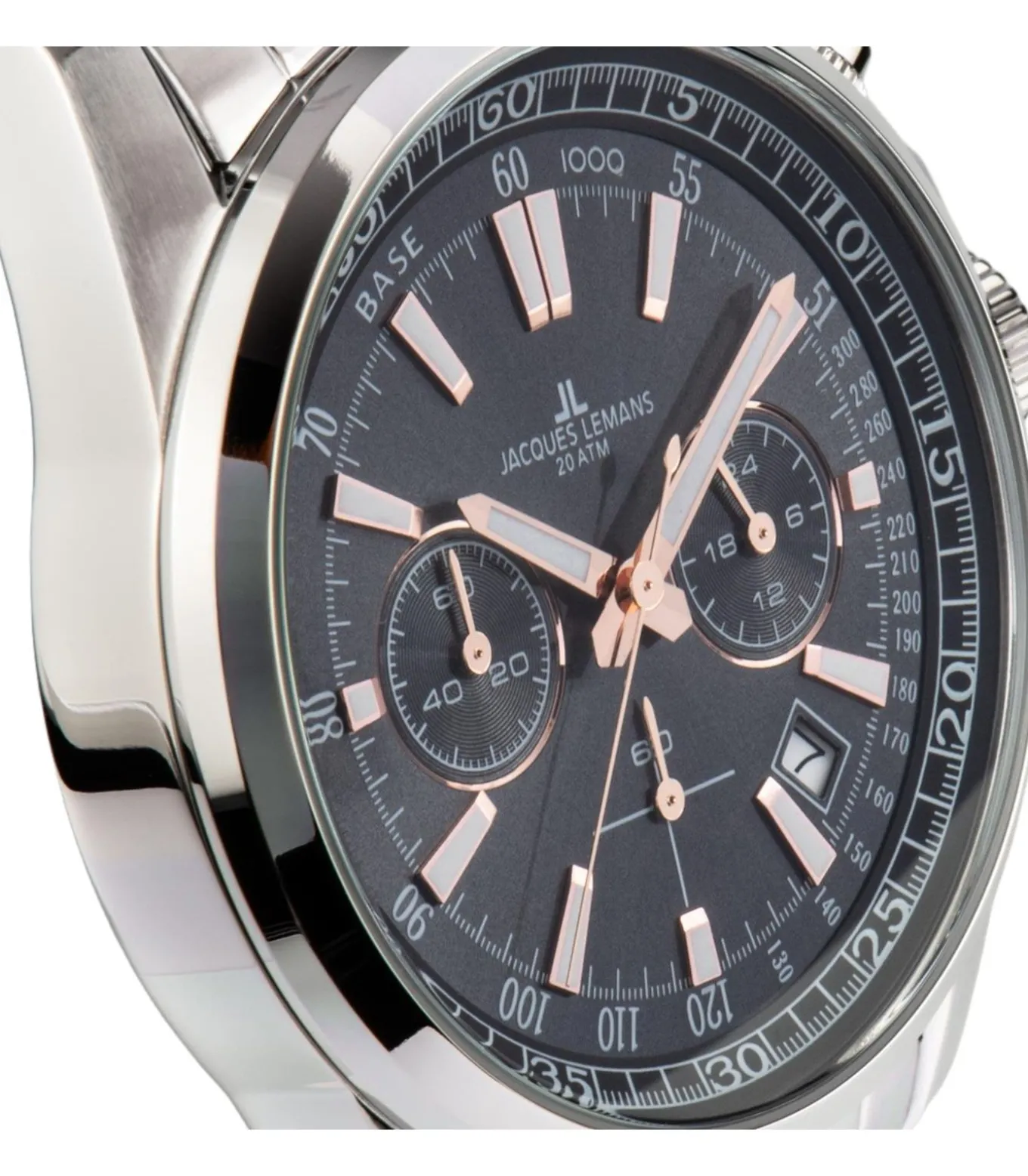 Chronograaf Liverpool Steel Black - Rose-gold