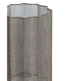 Cilinder lampenkap Disli - Donkerbruin - Ø24cm