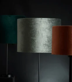 Cilinder Lampenkap Gemstone - Antraciet - Ø30x21cm