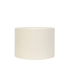 Cilinder Lampenkap Livigno - Eiwit - Ø30x21cm