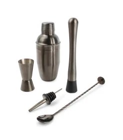 Cocktailset 7-delig zwart Bar