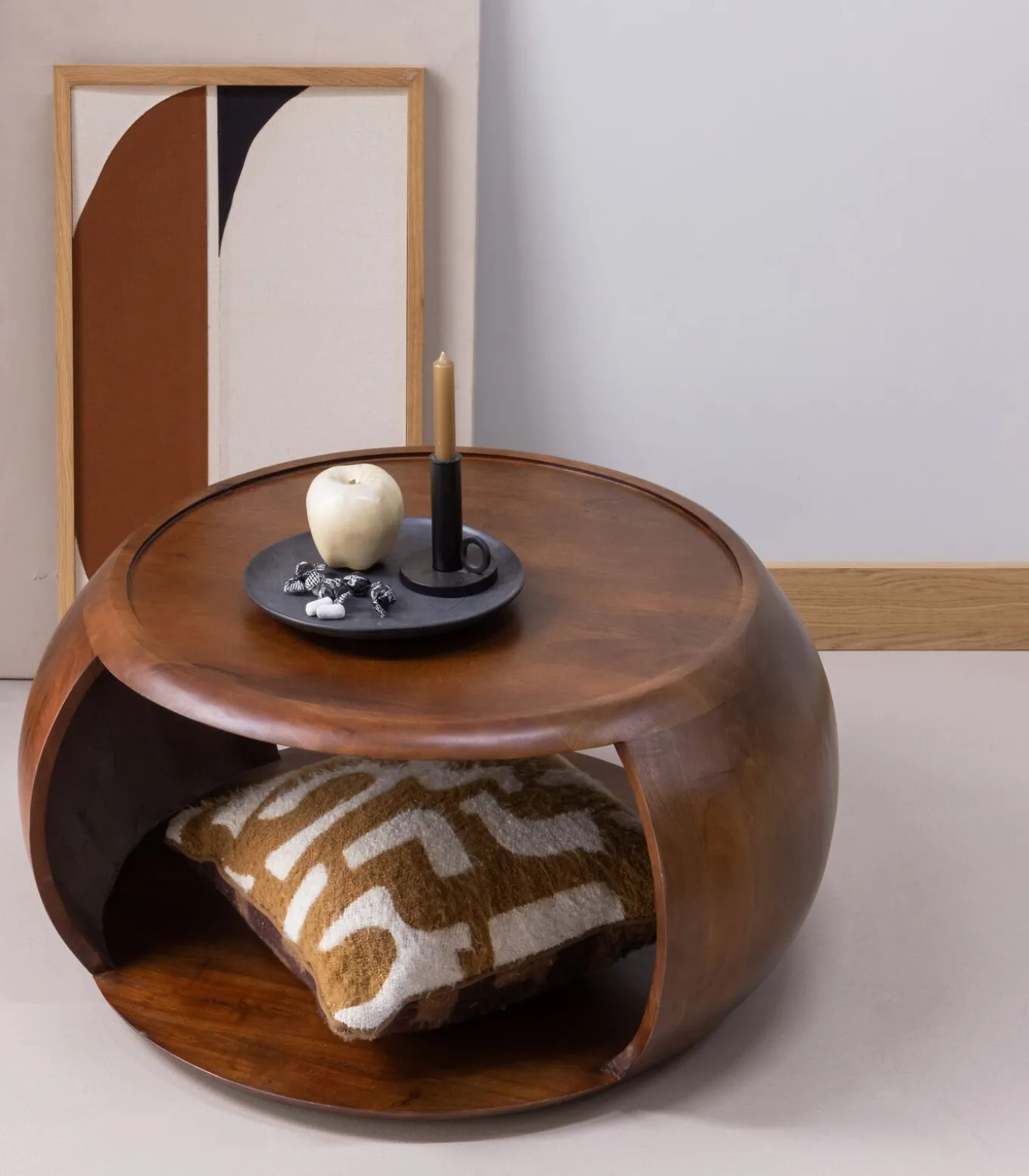 Cole Salontafel - Mango Hout - Bruin - 36x72x72