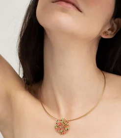 Collier doré Candy Colours