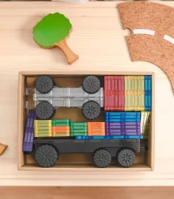 Connetix Magnetische Tegels Transport Set 50 Stuks